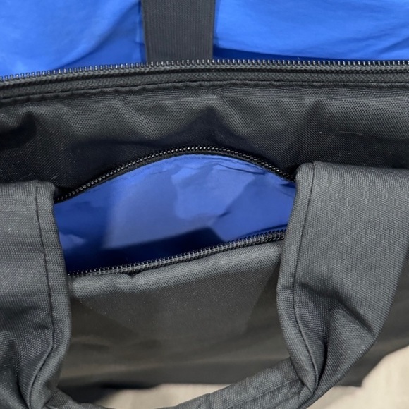 Moleskine Slim Laptop Backpack Bag Tote  Briefcase - Gray/Blue - Picture 2 of 5